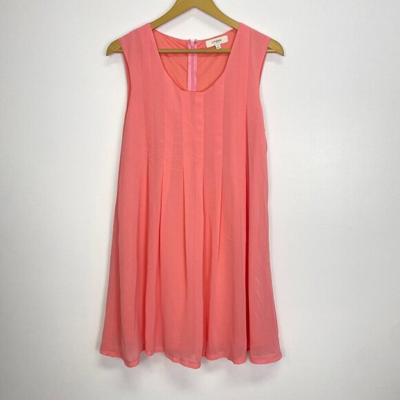 Umgee Pink Chiffon Dress - Picture 1 of 8